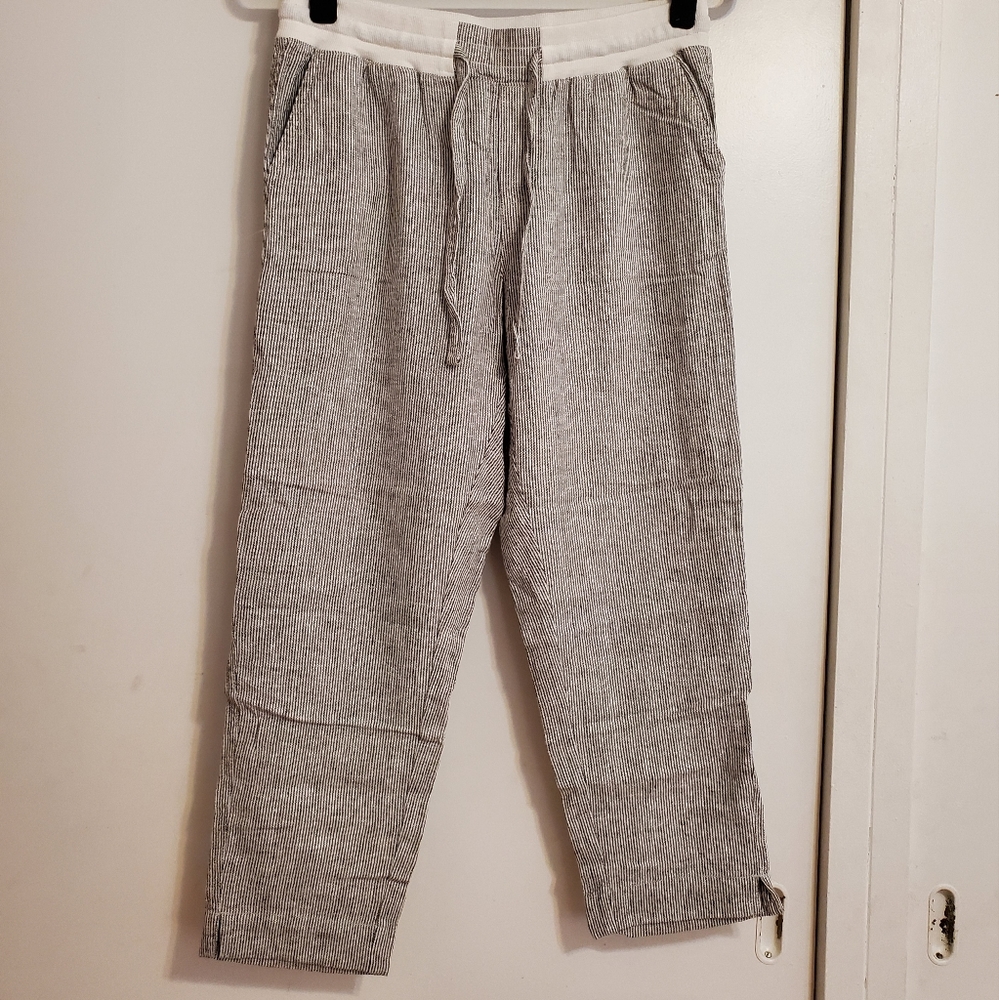 Susina striped linen pants